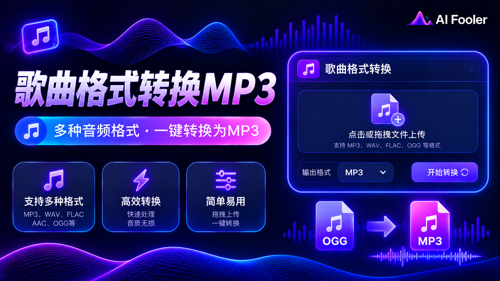 歌曲格式怎么改成mp3?歌曲如何转换格式