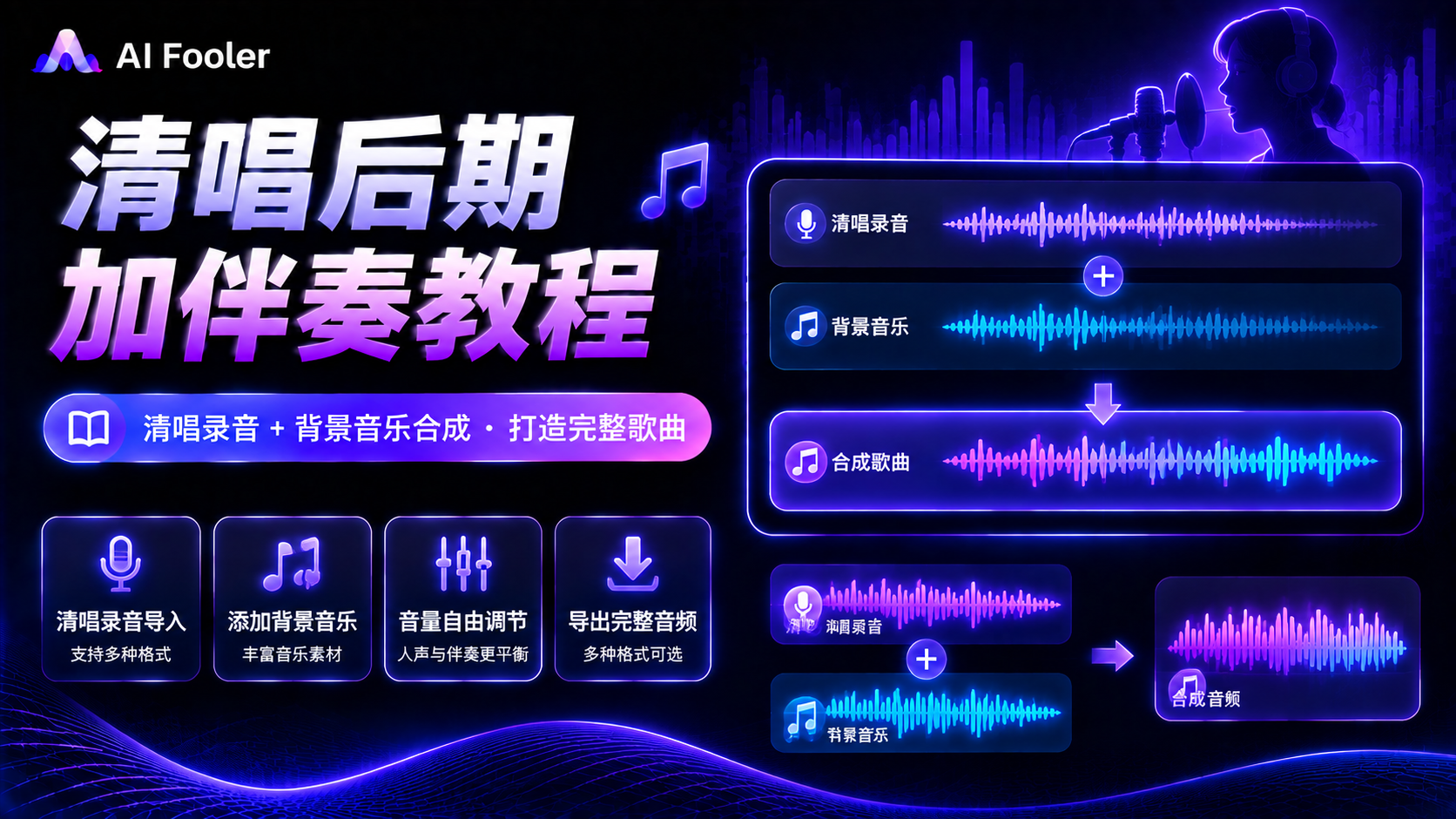 人声和伴奏怎么合一起?人声与伴奏融合的技巧