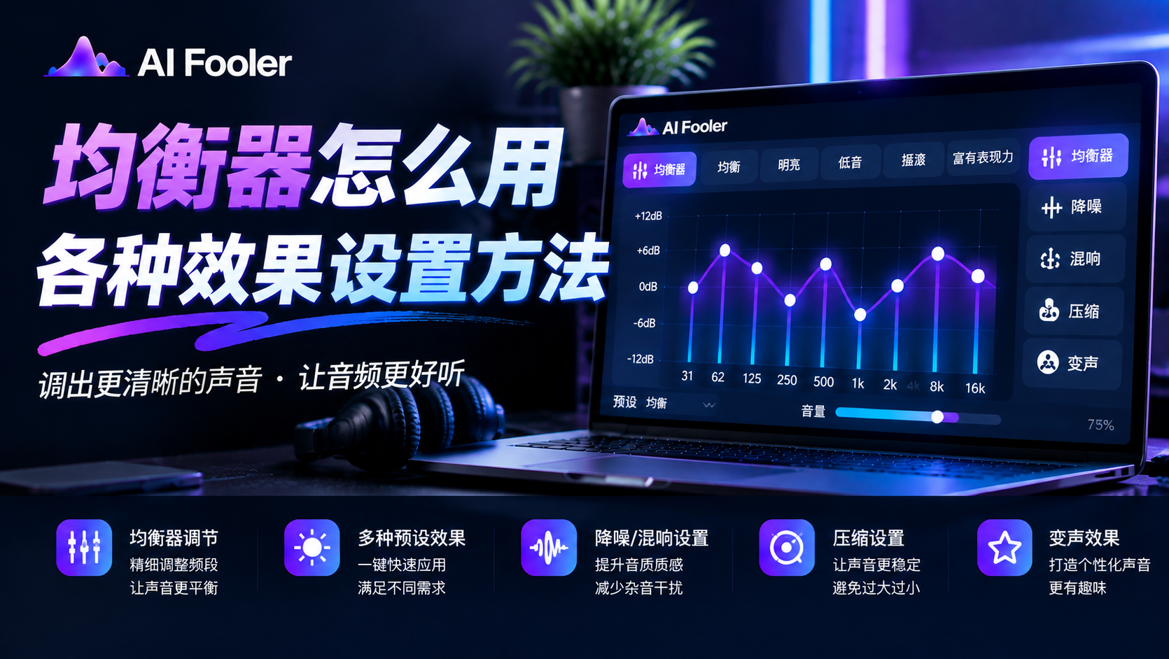 均衡器怎么用?均衡器各种效果的设置